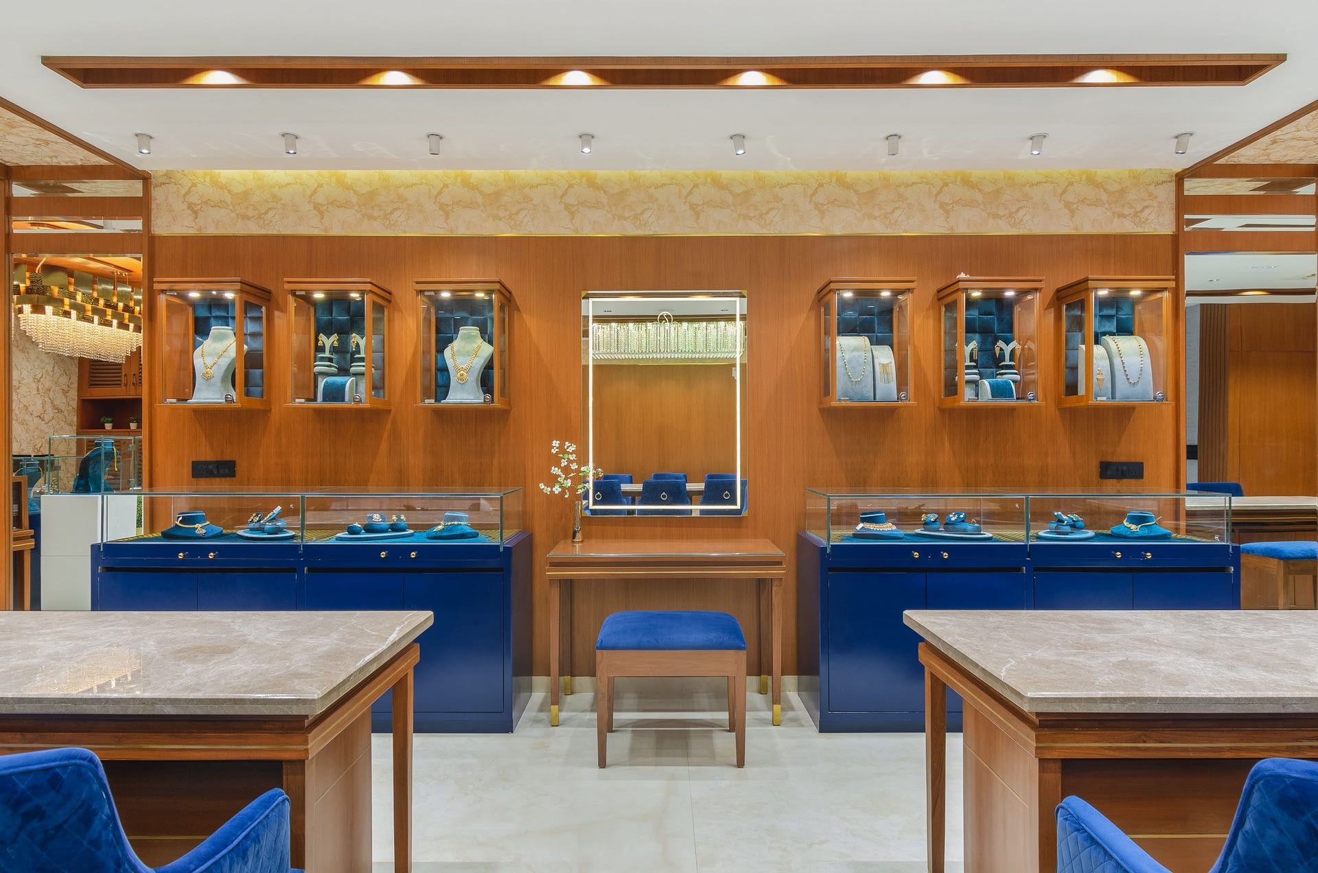 Jewellery retail Interior design by BUILDEK